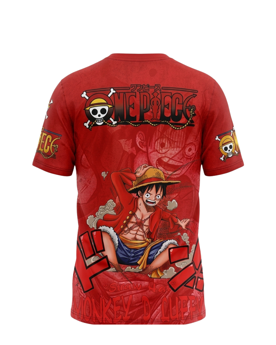 Jersey Japon One Piece Luffy Red