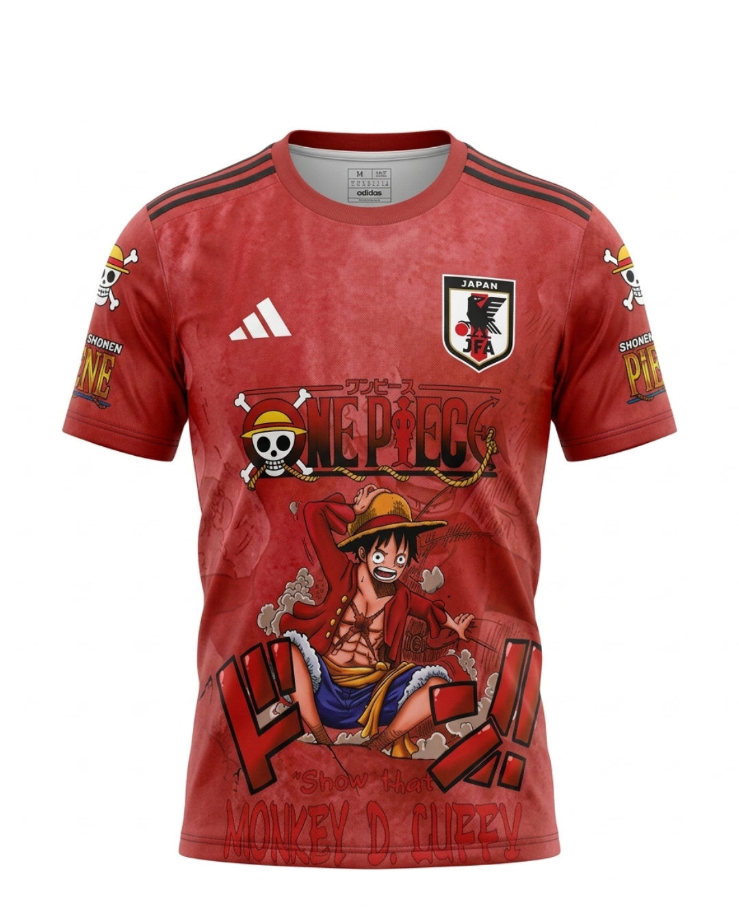 Jersey Japon One Piece Luffy Red